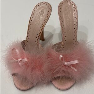 Pair of high heel Agent Provocateur sandals, 40